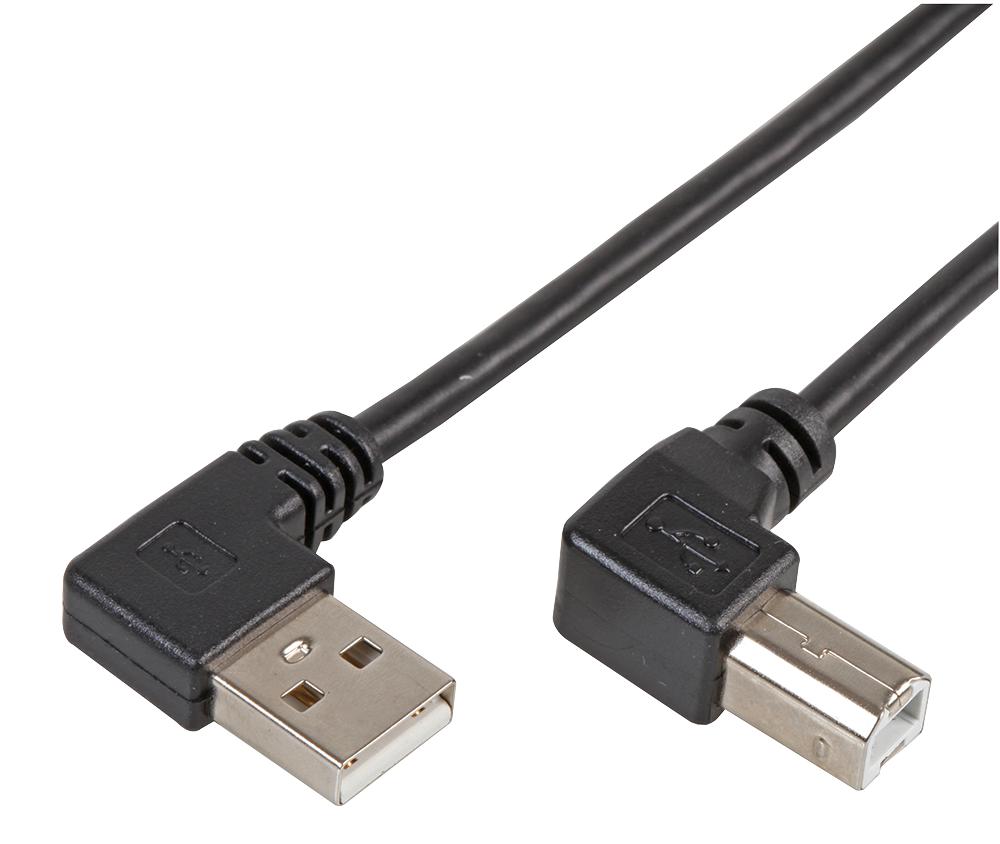 PSG91616 LEAD, USB2.0, RT ANGLE A MALE-B MALE 1M PRO SIGNAL