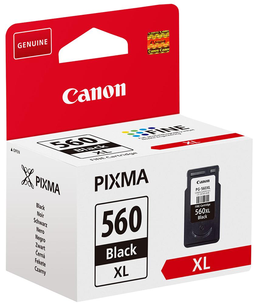 3712C001 INK CARTRIDGE, PG-560XL HIGH CAP BLACK CANON