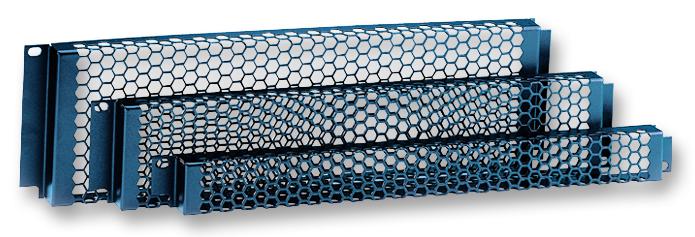 87447 RACK PANEL,  STEEL MESH, 3U ADAM HALL HARDWARE