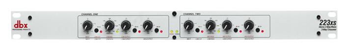 223XS X-OVER, STEREO 2WAY, 3 WAY MONO, XLR DBX
