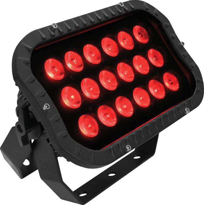 LEDJ256 LIGHT EFFECT, 18X 3W LED EXTERIOR FLOOD LEDJ