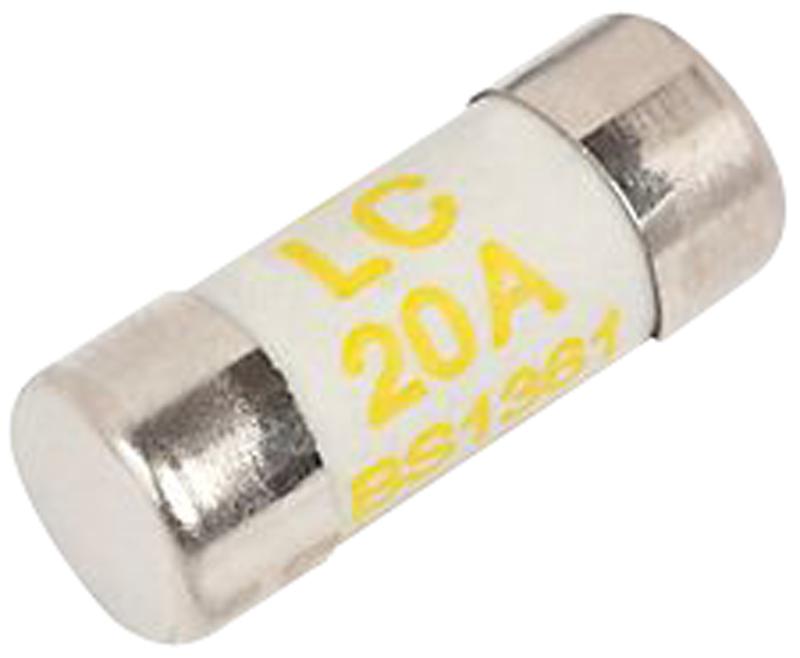 LC20 CARTRIDGE FUSE, 20A, 240VAC, 10.3X25.8MM LAWSON
