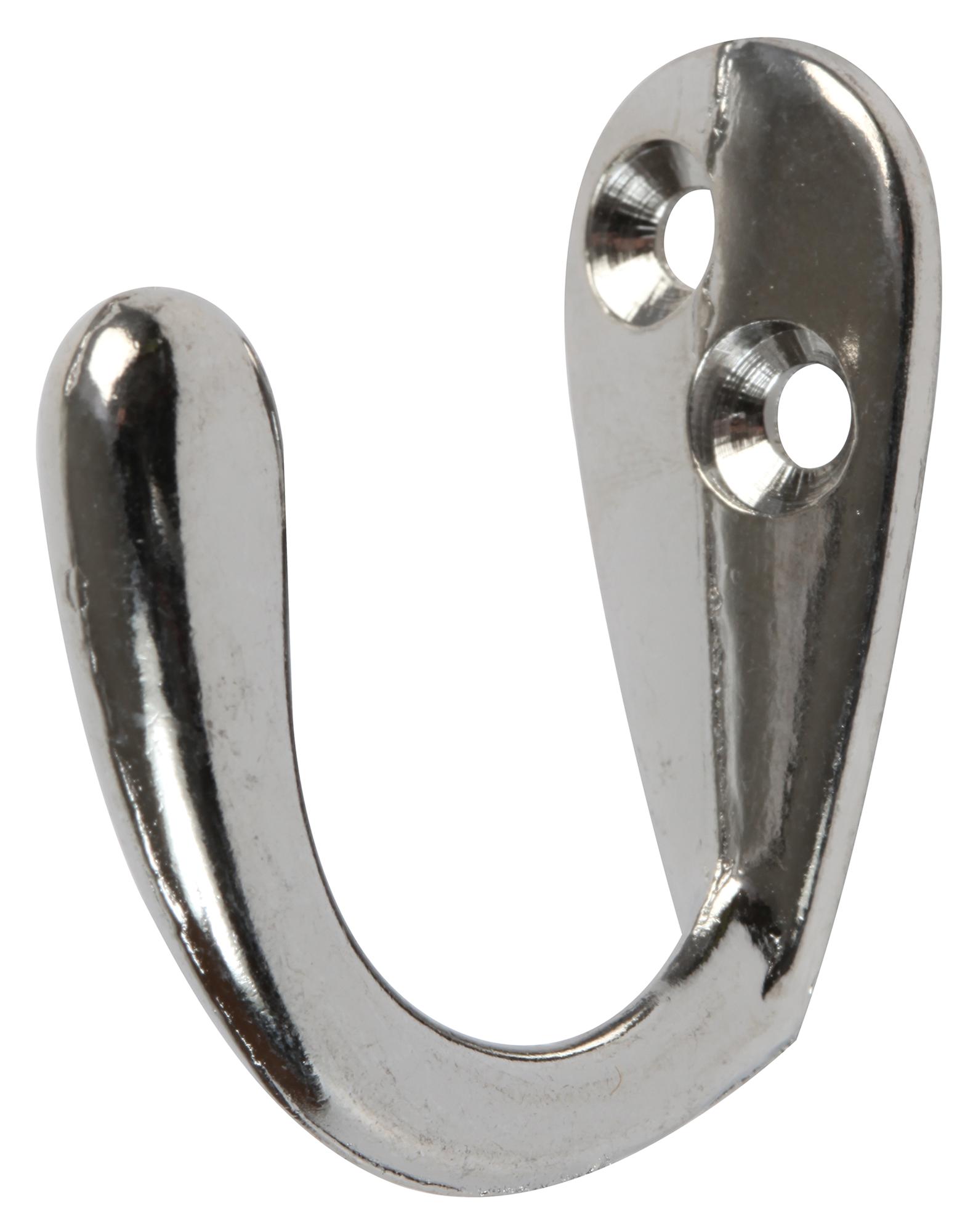 D00886 HOOK, ROBE, CHROME (PK5) DURATOOL