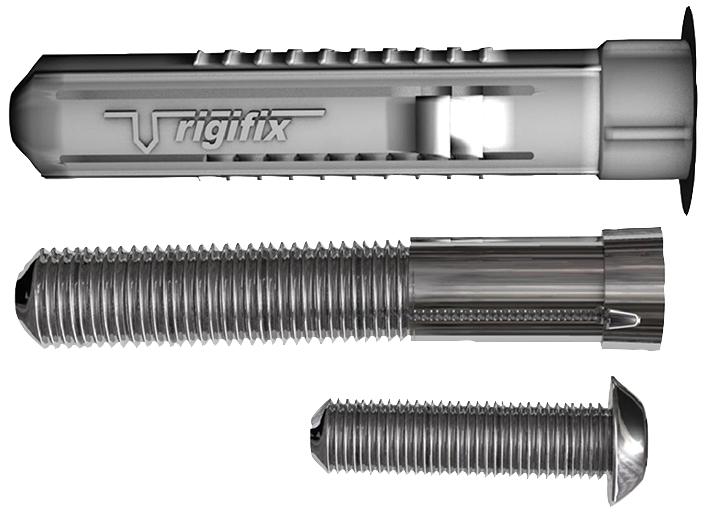 RIGIFIXM6 DRY LINED FIXING, RIGIFIX, M6, PK100 RIGIFIX