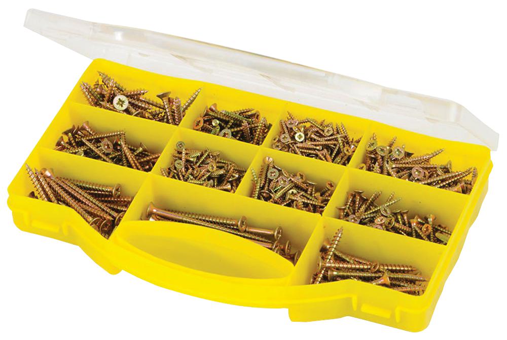 365265 GOLDSTAR COUNTERSINK SCREWS, 780PC FIXMAN