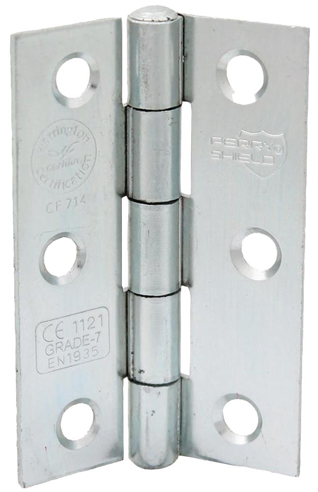 5000-0075ZP-140 75MM 3IN CE7 FIRE DOOR HINGE-ZINC PLATED PERRY SHIELD