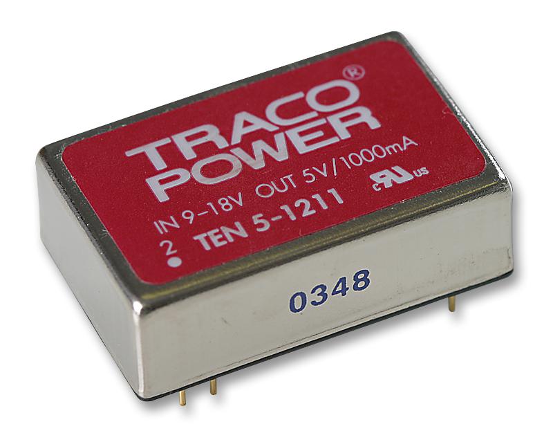 TEN 5-1211 CONVERTER, DC-DC, 5V, 5W TRACO POWER