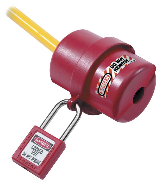 487 PLUG LOCKOUT SMALL MASTER LOCK