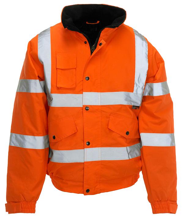 36884 HI-VIS BOMBER JACKET, ORANGE, XL ST