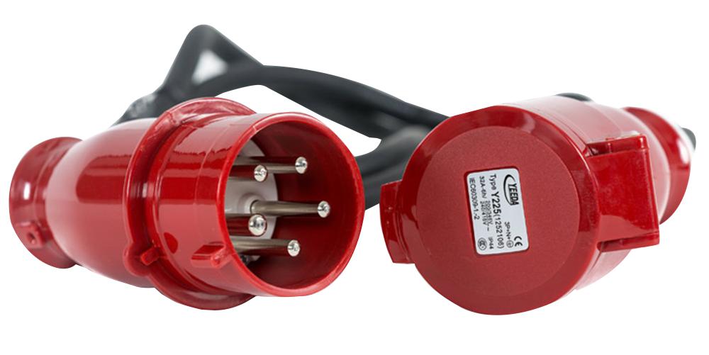 OLY-CAB/1.6/15KW POWER CORD,IEC 60309-2 PLUG-SOCKET, 1.6M JETHEAT