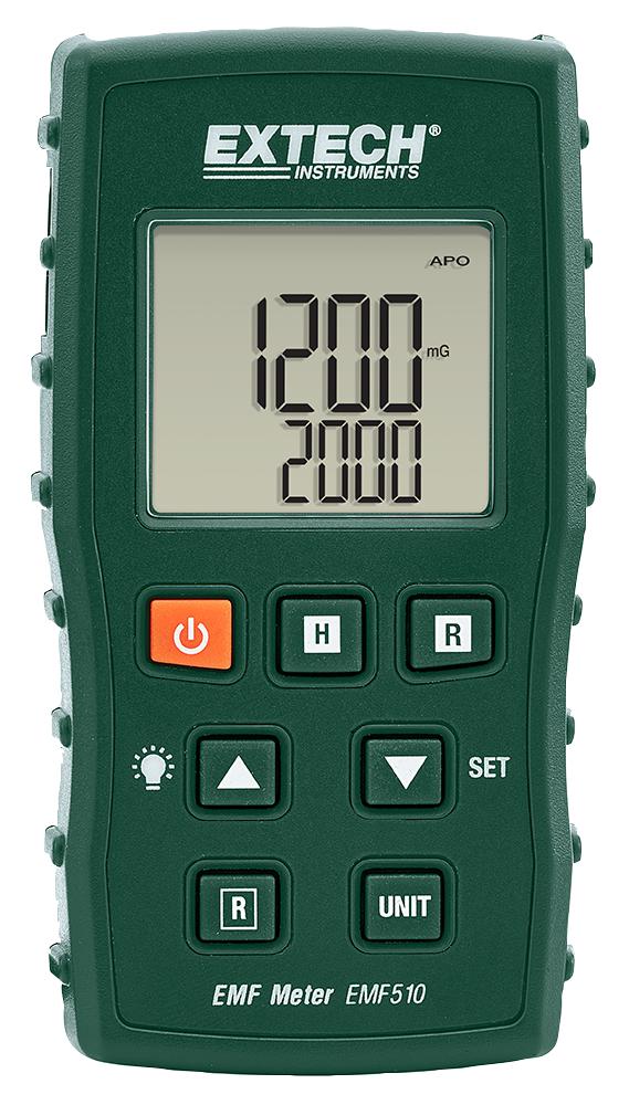EMF510 EMF/ELF METER, GAUSS/TESLA, 0.2G-2G EXTECH INSTRUMENTS
