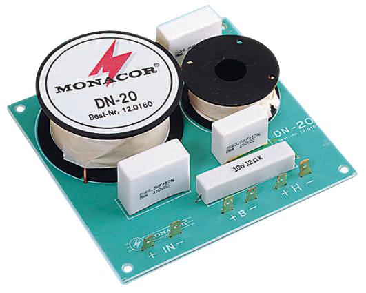 DN-20 CROSSOVER, 2-WAY 2KHZ 8OHM MONACOR