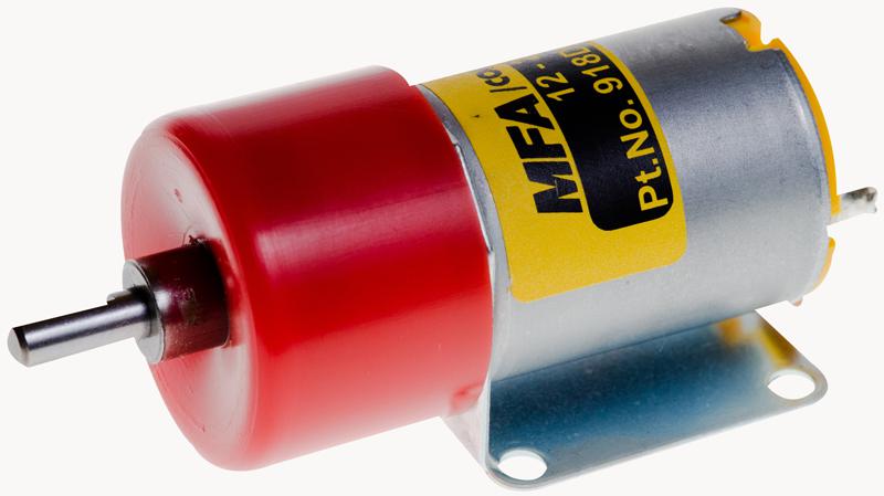 918D100112/1 GEARED MOTOR, 25MM, 4MM, 12-24VDC, 100:1 MFA