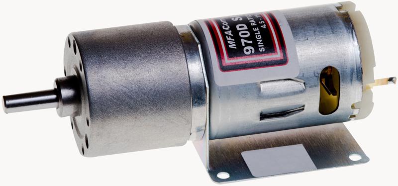 970D471 GEARED MOTOR, 35MM, 6MM, 4.5-15VDC, 47:1 MFA