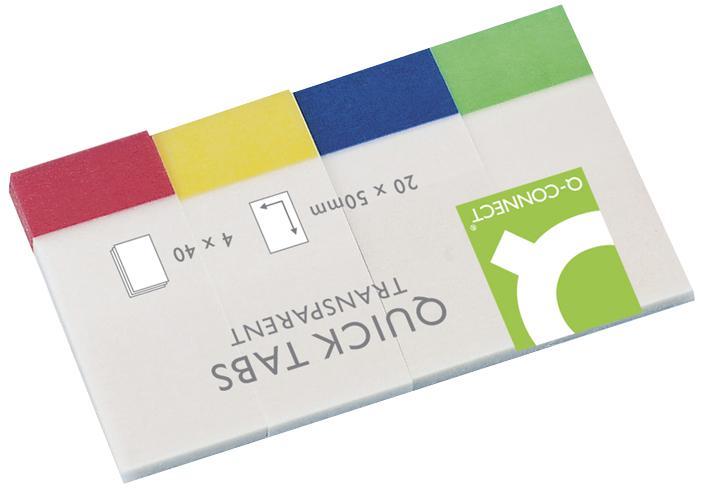 KF01225 QUICK TABS TRANSPARENT Q CONNECT