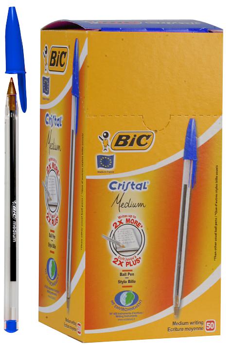 8373609 PEN CRISTAL BIC BLUE 50PK BIC