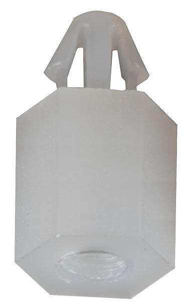 D01467 PCB SPACER SUPPORT, NYLON66, NATURAL DURATOOL