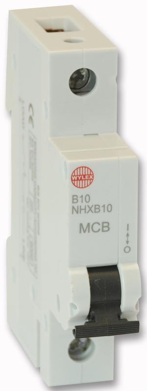 SFNHXB10 WYLEX 10A SP TYPE B MCB 6KA WYLEX