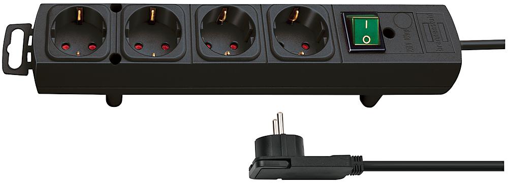 1153100100 COMFORT LINE PLUS BLACK EURO 4G 2M BRENNENSTUHL