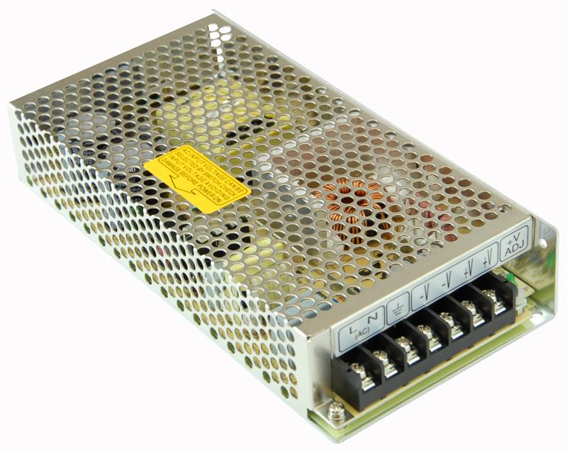 RS-150-24 PSU, ENCLOSED 24V 150W MEAN WELL