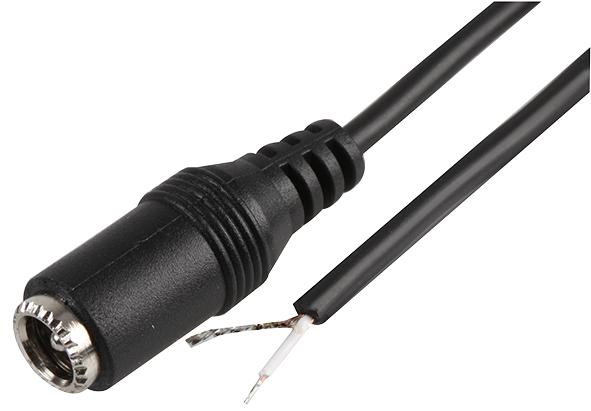 PPW00011 LEAD, DC POWER, 2.1MM SKT - BARE END, 5M PRO POWER