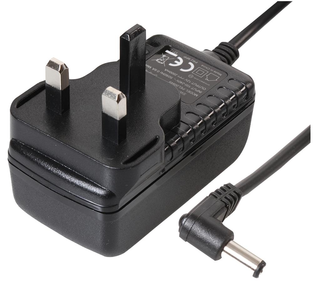 PEL00849 AC-DC PSU 12V 2A 2.1MM RA DC PLUG PRO ELEC