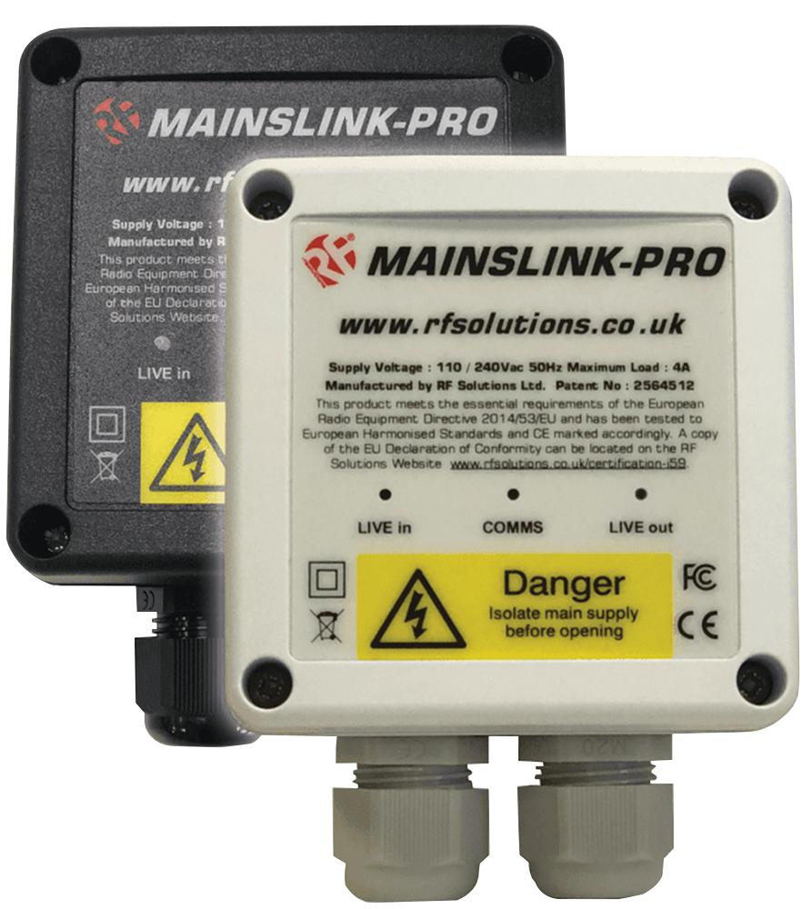 MAINSLINK-PRO WIRELESS MAINS LINK, BI-DIRECTION, IP65 RF SOLUTIONS