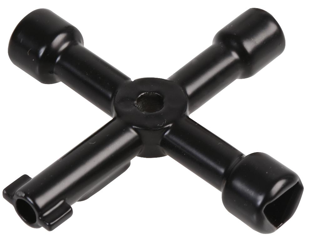 D02368.. UTILITY KEY 4WAY, GAS/ELE METER CUPBOARD DURATOOL