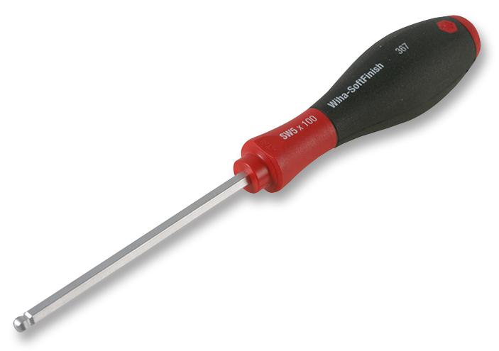 26329 SCREWDRIVER, HEXAGON, BALL, 4MM WIHA