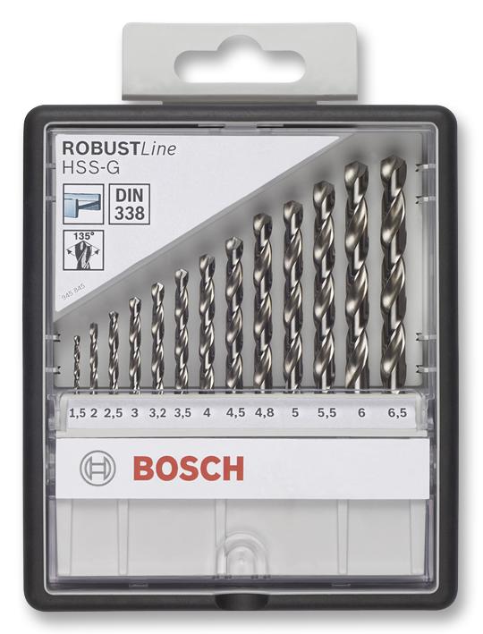 2607010538 DRILL BIT SET, HSS-G, 13PC BOSCH