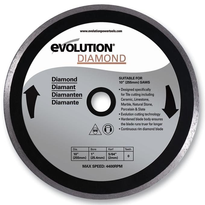 RAGEBLADE 255D DIAMOND MITRE SAW BLADE 255MM EVOLUTION