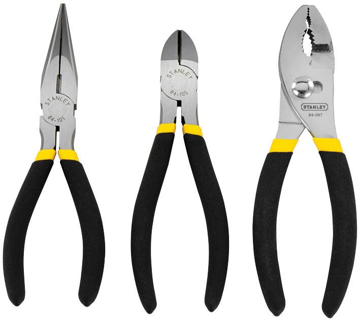 0-84-114 PLIER SET, 3PC STANLEY