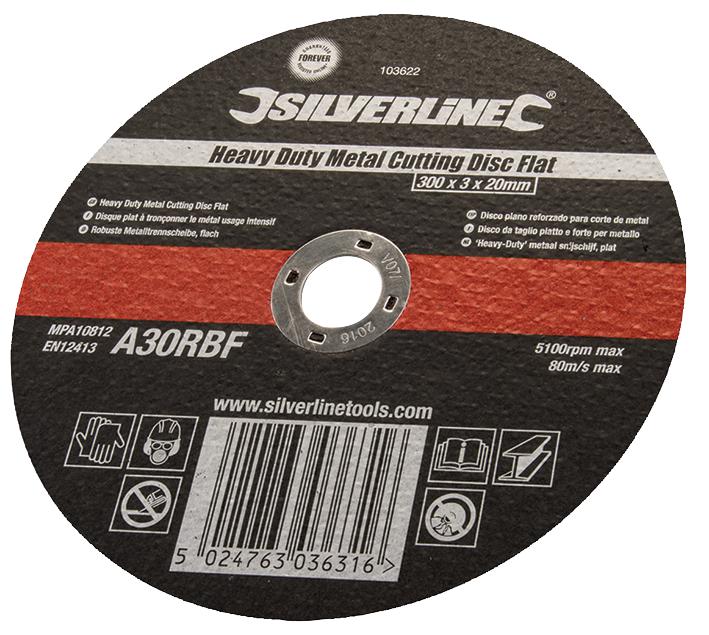 103622 METAL CUTTING DISC, 300MM SILVERLINE