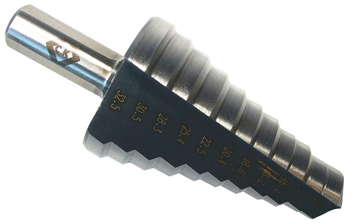 T3012 HSS MULTI-STEP DRILL, 12.5-32.5MM CK TOOLS