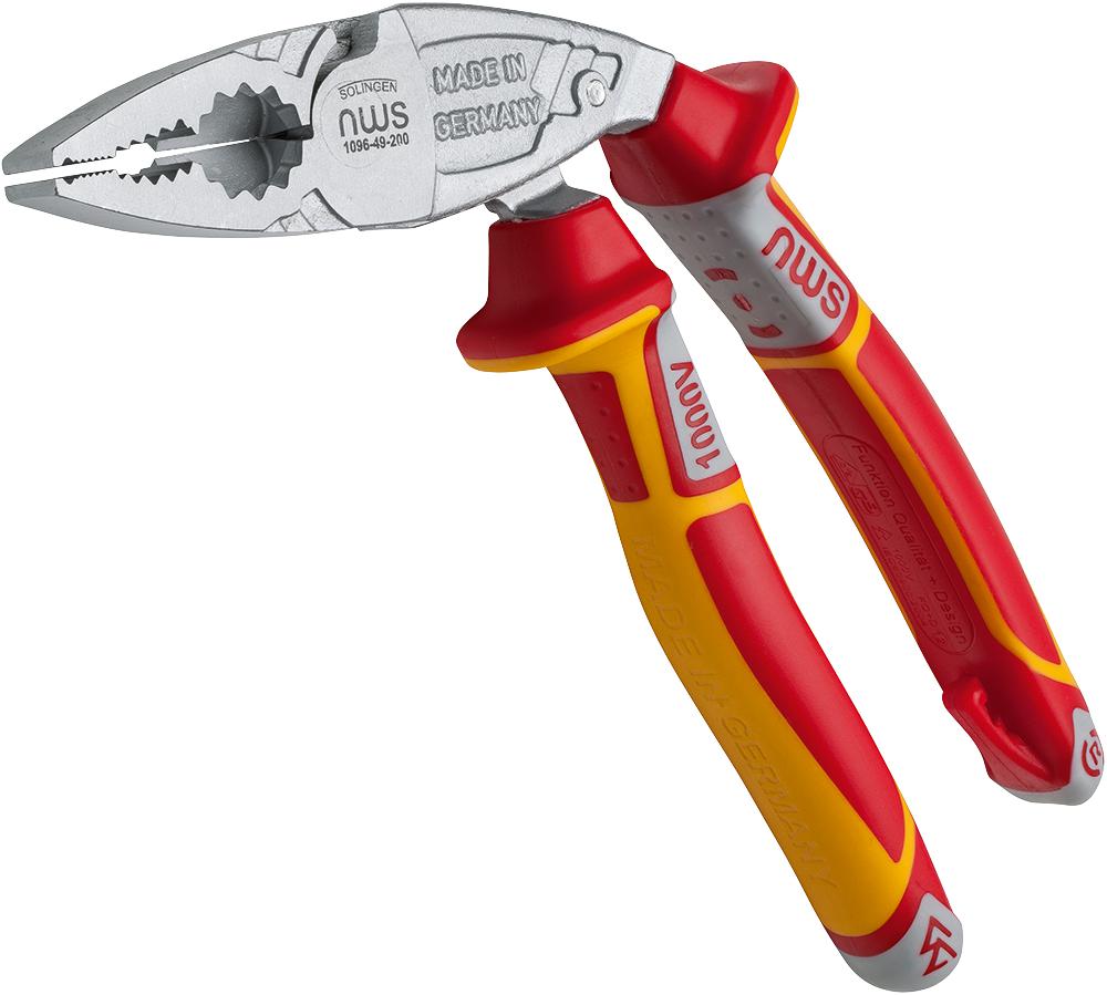 N1096-49-VDE-200-SB NWS VDE ERGO COMBI PLIERS NWS