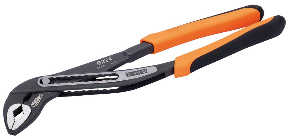 6224 WATERPUMP PLIERS 250MM BI-MET HANDLES BAHCO