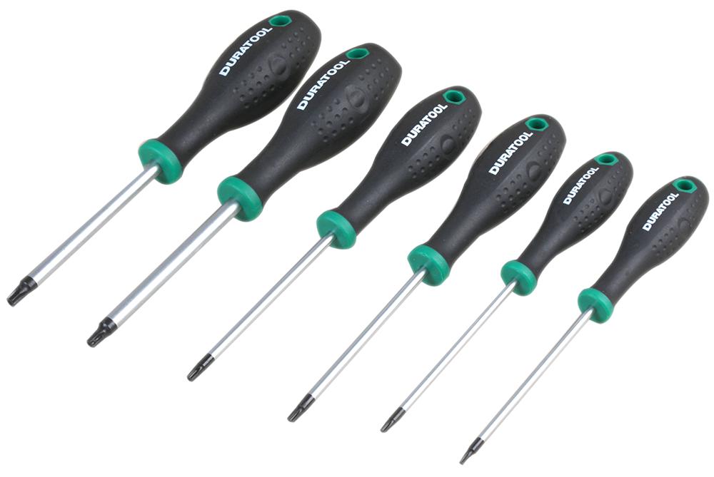 D03443 TAMPERPROOF TORX SCREWDRIVER SET, 6PIECE DURATOOL