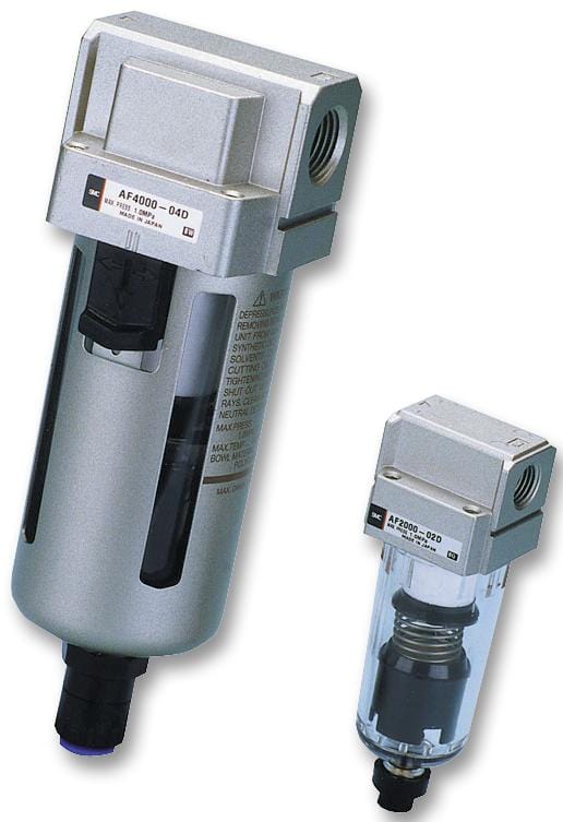 SMC Filter Regulator AF20-FO2C FILTER, 1/4" SMC 3630780 AF20-FO2C