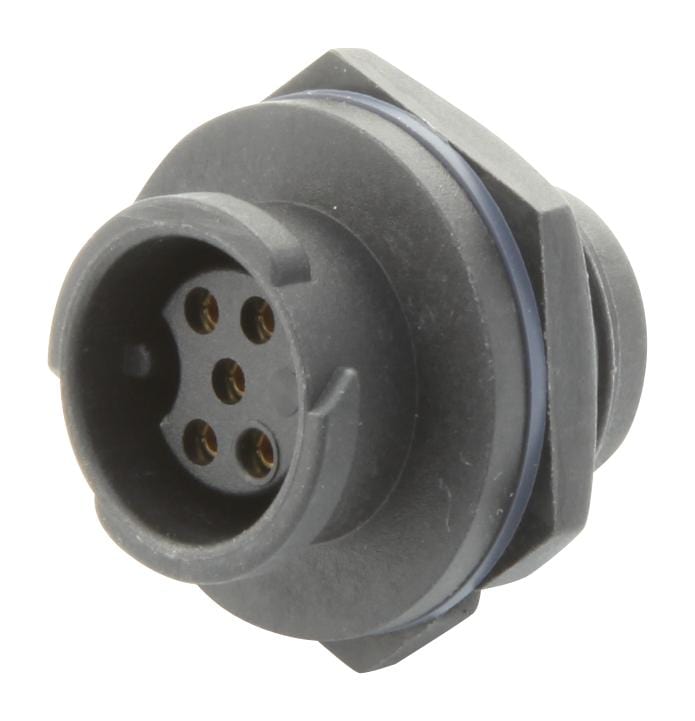 AMPHENOL LTW Industrial Circular BD-05RMFS-QC8001 CIRCULAR CONNECTOR, PLUG, 5POS, PANEL AMPHENOL LTW 2708048 BD-05RMFS-QC8001