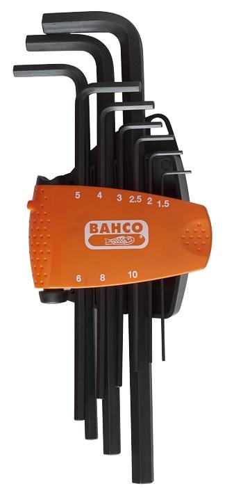 BAHCO Hex Key Sets BE-9588 HEX KEY SET, LONG, 9PC BAHCO 3762728 BE-9588
