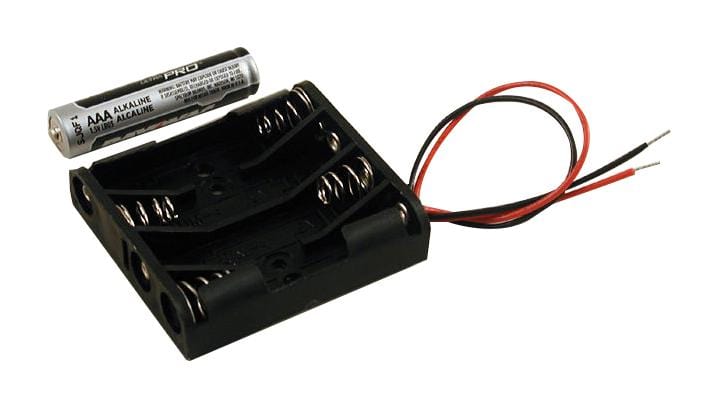 HAMMOND Battery Holders BH4AAAW HOLDER, BATTERY HAMMOND 2764364 BH4AAAW