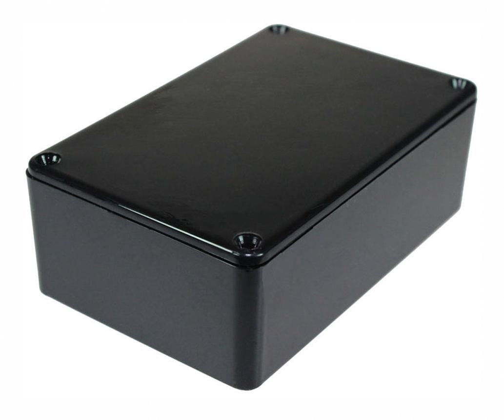 CAMDENBOSS Enclosures BIM2000/10-BLK/BLK PCB BOX ENCLOSURE, ABS, BLACK CAMDENBOSS 2445825 BIM2000/10-BLK/BLK