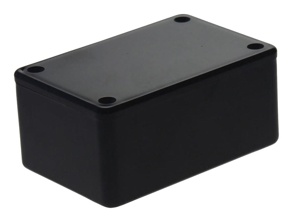 CAMDENBOSS Enclosures BIM2001/11-BLK/BLK PCB BOX ENCLOSURE, ABS, BLACK CAMDENBOSS 2445828 BIM2001/11-BLK/BLK