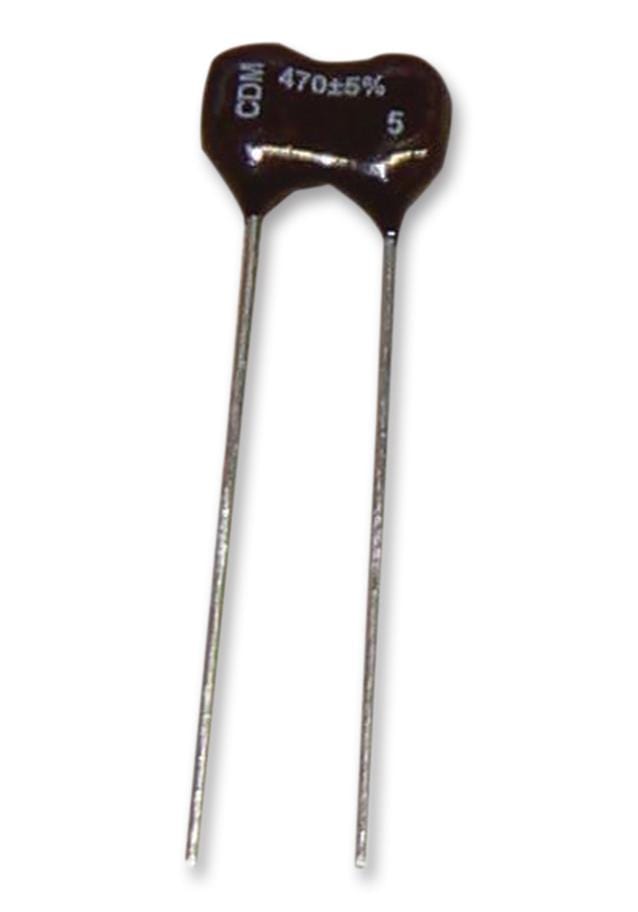 CORNELL DUBILIER Silvered Mica CD15CD050DO3F CAP, 5PF, 500V CORNELL DUBILIER 2333471 CD15CD050DO3F