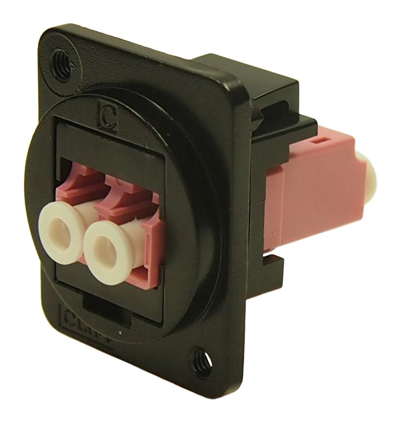 CLIFF ELECTRONIC COMPONENTS Fibre Optic Adapters CP30247M3B FIBER OPTIC ADAPTER, M3 HOLE, LC DUPLEX CLIFF ELECTRONIC COMPONENTS 3760241 CP30247M3B