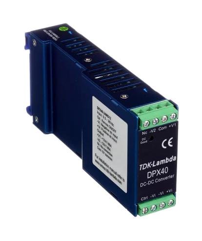 TDK-LAMBDA Modules / DIN Rail / Front End DPX-40-48WS-15 DC-DC CONVERTER, 15V, 2.67A TDK-LAMBDA 3262082 DPX-40-48WS-15