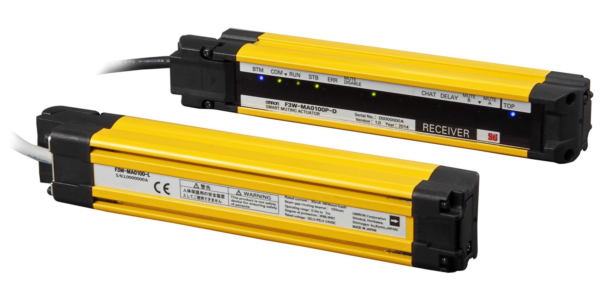 OMRON Safety Light Curtains F3W-MA0300P SAFETY LIGHT CURTAINS OMRON 3441261 F3W-MA0300P