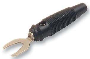 930584100 - Banana Test Connector, 30 A, 60 V, Nickel Plated Contacts, Black - HIRSCHMANN TEST AND MEASUREMENT