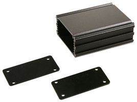 B1-080BK - Metal Enclosure, Optional IP65/ NEMA 4 Sealing Kit SK-1, Small, Extruded Aluminium, 29.5 mm - BOX ENCLOSURES