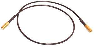 1337816-2 - RF / Coaxial Cable Assembly, SMB Plug to 90° SMB Plug, RG174, 50 ohm, 19.69 ", 500 mm, Black - GREENPAR - TE CONNECTIVITY